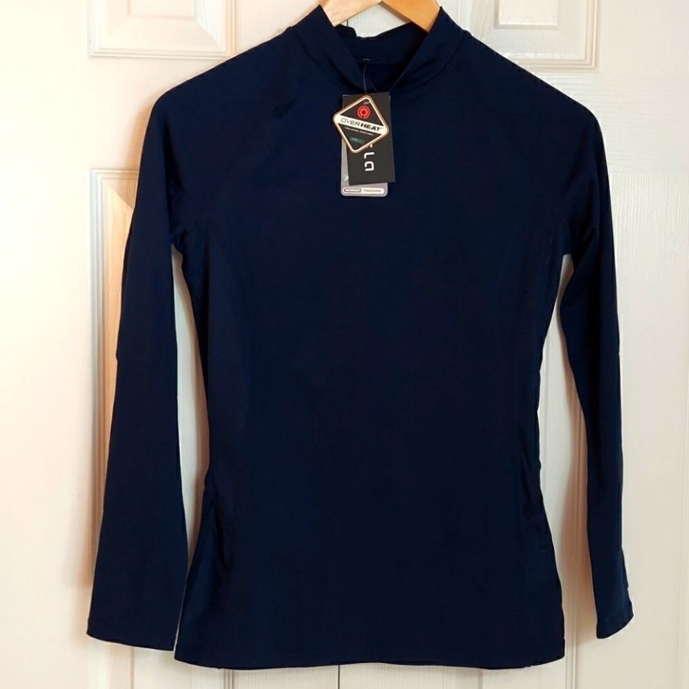 Tesla Navy Blue Compression Base Layer Long Sleeve - Picture 3 of 13